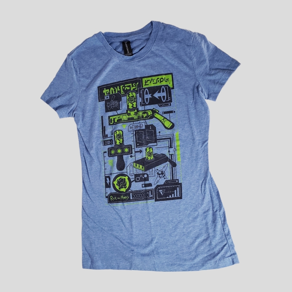 Rick and Morty Tshirt Girls Medium